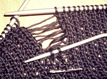 Knitting mistake