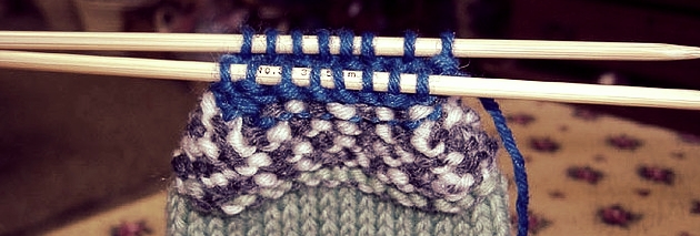 Kitchner stitch sock toe