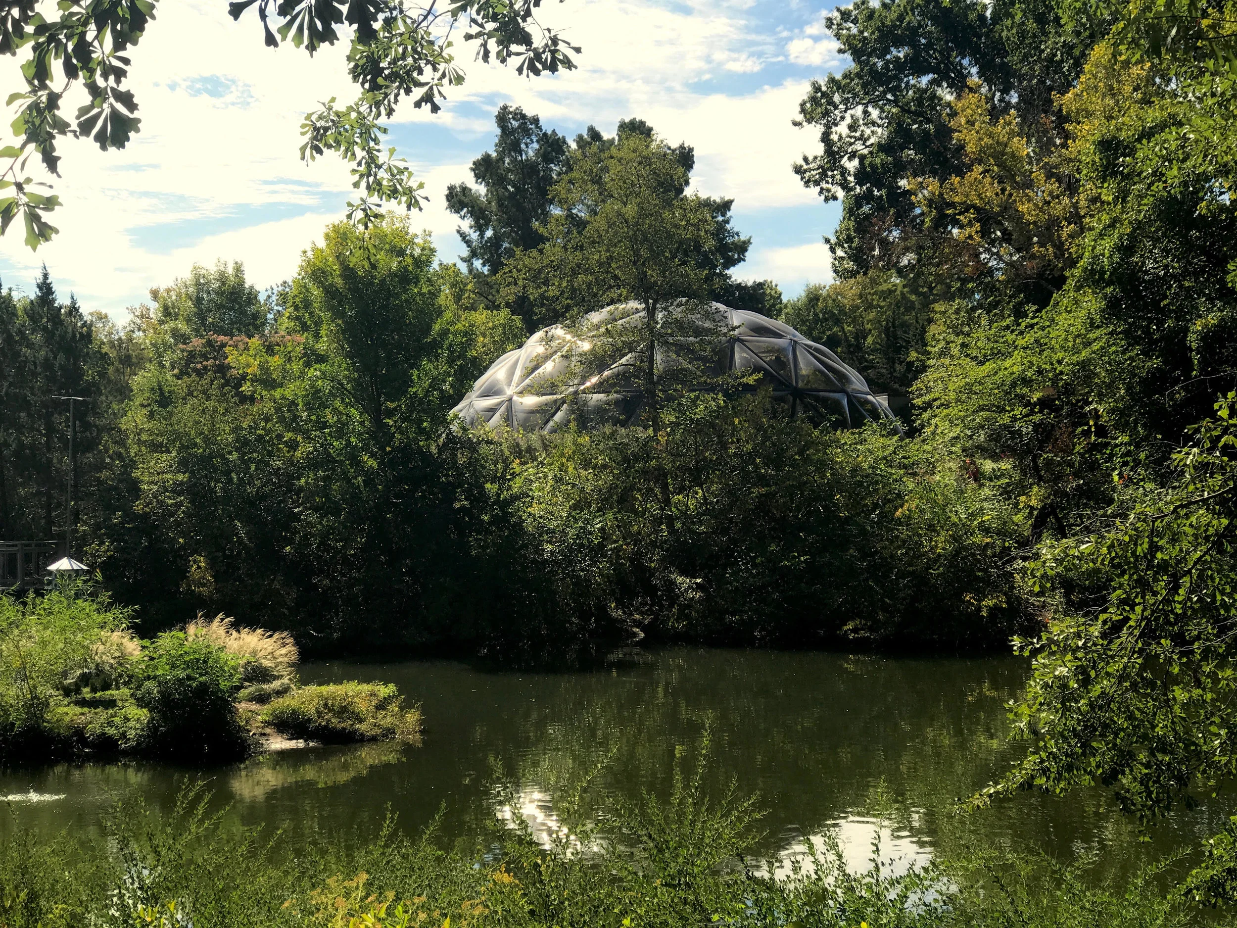 The Climatron at the Missouri Botanical Garden, St. Louis.