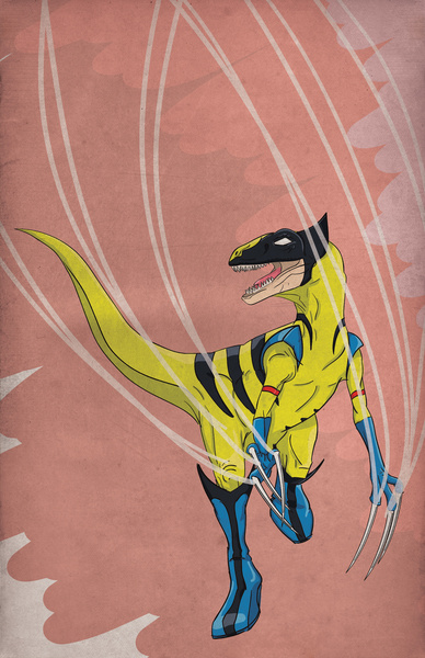 Wolverine X Velociraptor