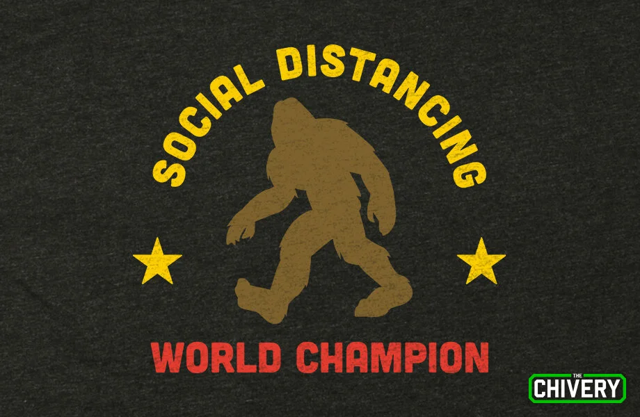 Social Distancing World Champion - Tee Detail
