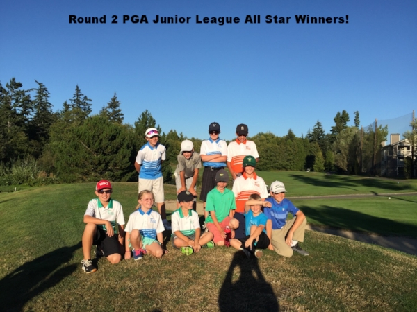 Round 2 PGA Junior League All Star Winners!