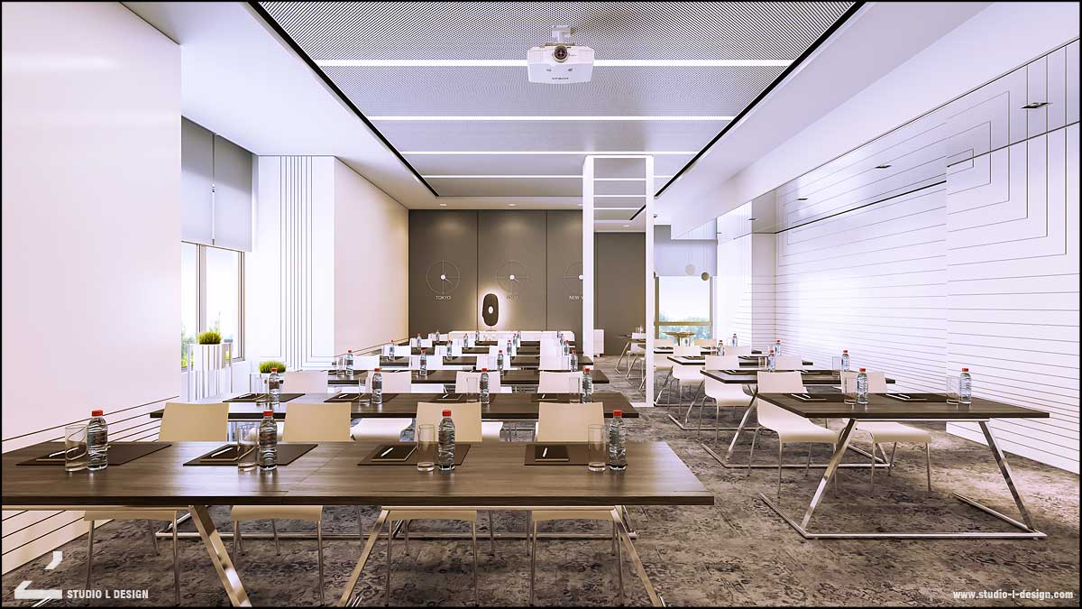 business center interior design