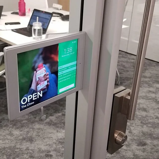 We do commercial too! Check out these local businesses we have setup with video conferencing systems by @cisco and @logitech plus hardwired ipad room schedulers, videos walls, networking, public speaking, the list goes on! Setting up a business in th