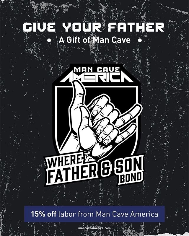 Father&rsquo;s sacrifice for the family deserves a kickass Man Cave. Take advantage of our Father&rsquo;s Day booking for 15% OFF Labor #family #fathersdayideas #fathersdaygiftidea #love #happy #gift #lifestyle #happyfathersdaydad #fathersdaygift #fa