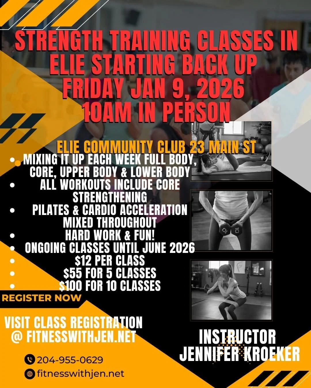 Fitness with Jen-Strength Training Class