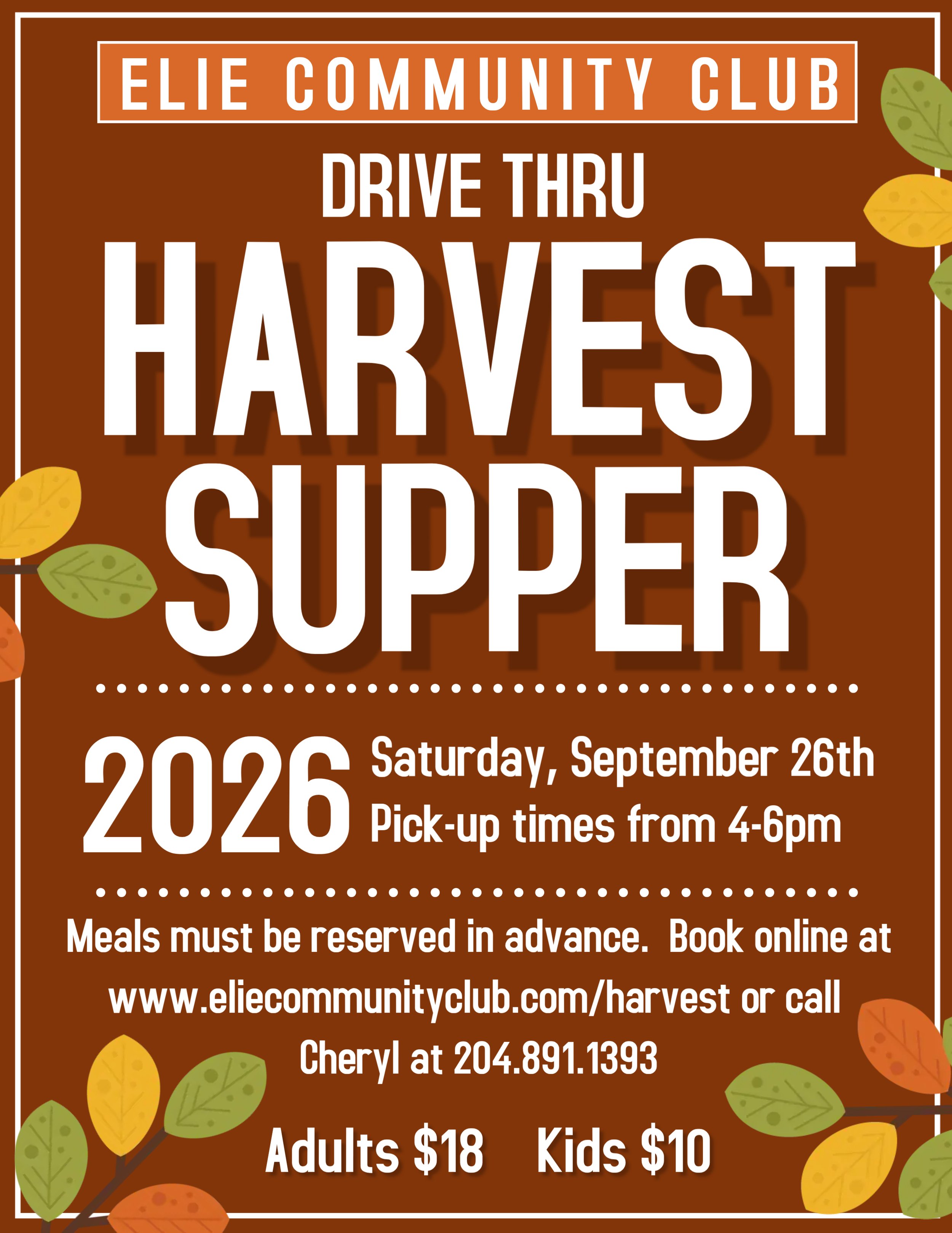 Harvest Supper
