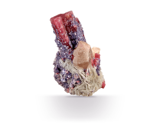 A gorgeous example of a rough Tourmaline in its natural state. Courtesy GIA.edu