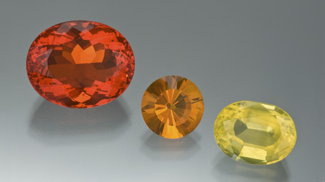 An example of fire opals color range, courtesy gia.edu