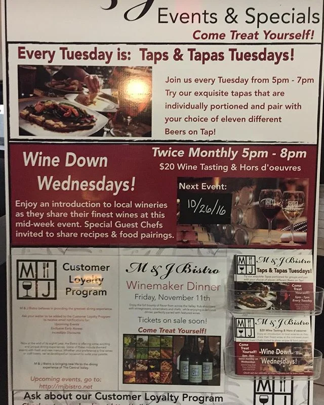 Our wkly events! #cometreatyourself