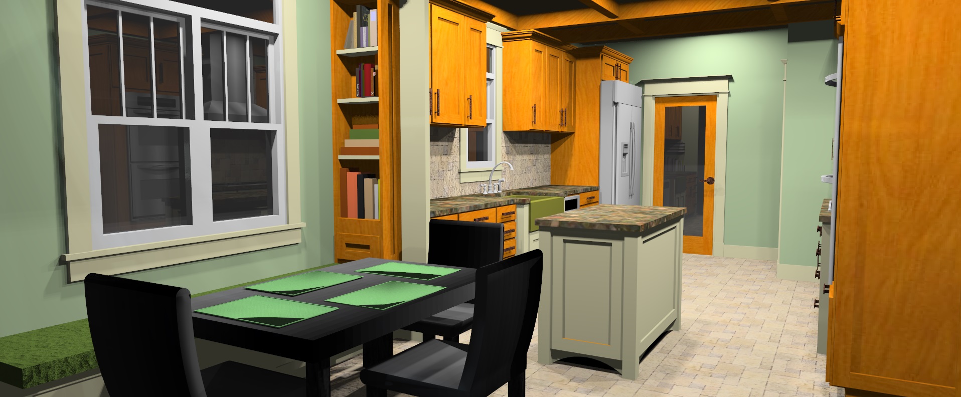 Townhouse Kitchen Rendering