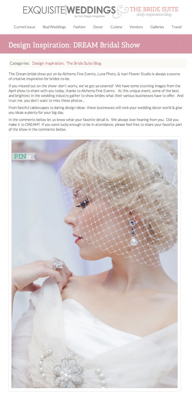 ExquisiteWeddings / July 2013