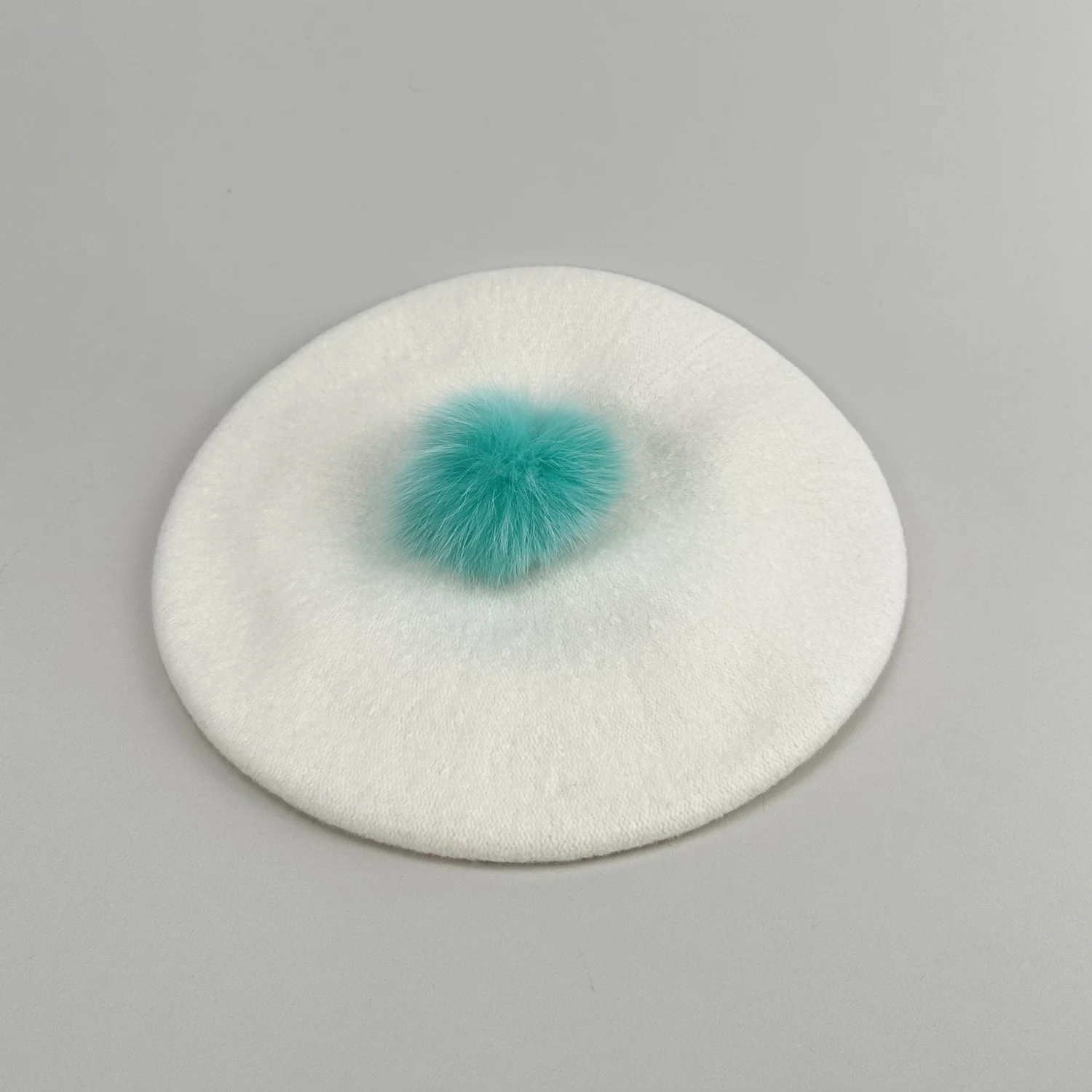 Pom-Pom Beret — Jill Courtemanche Millinery