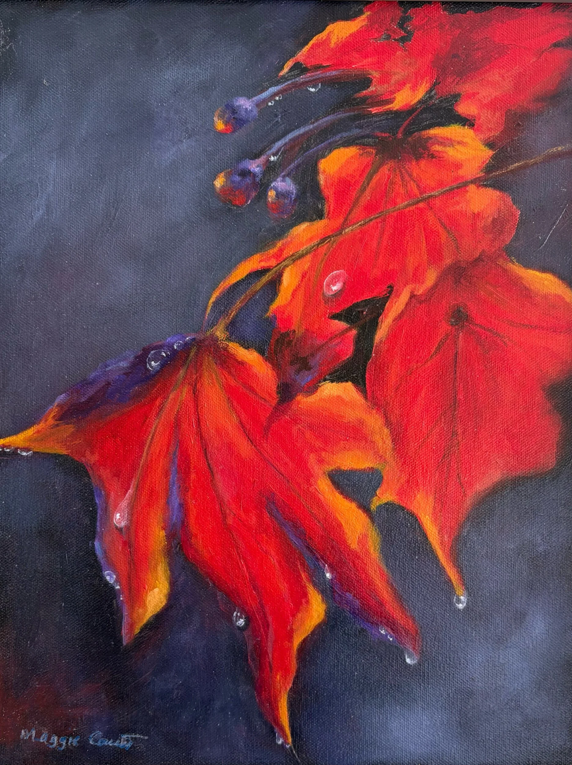 Autunn Leaves of Red and Gold