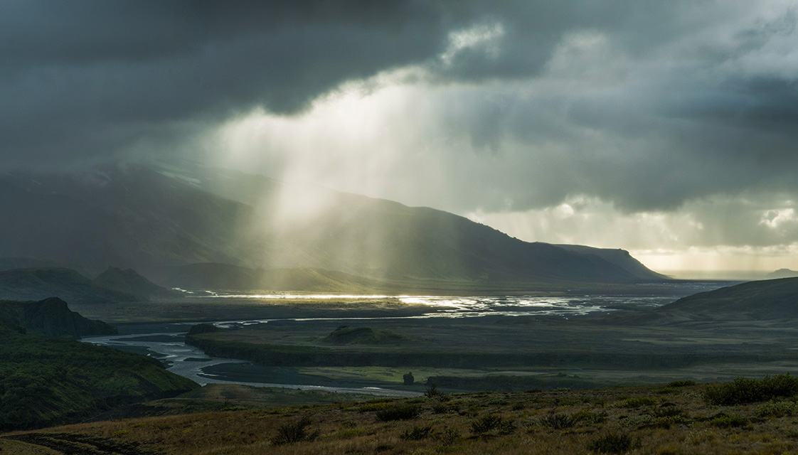 Nearing Thorsmork.
