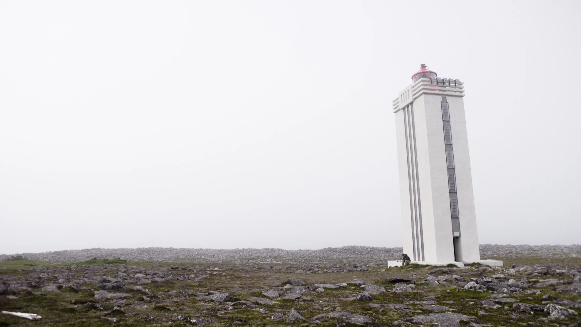 In 2014, I came upon the northernmost lighthouse at 2:30am when the sun was just beginning to rise behind it, an incredibly beautiful experience. This time, it was midday and quite foggy. I couldn't see it clearly until I was a few hundred feet away.