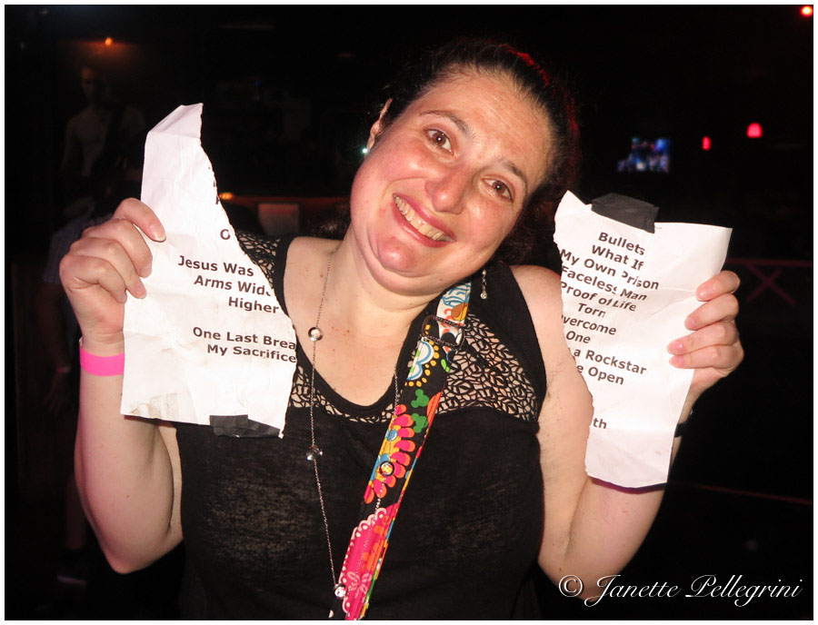 My "Torn" set List!