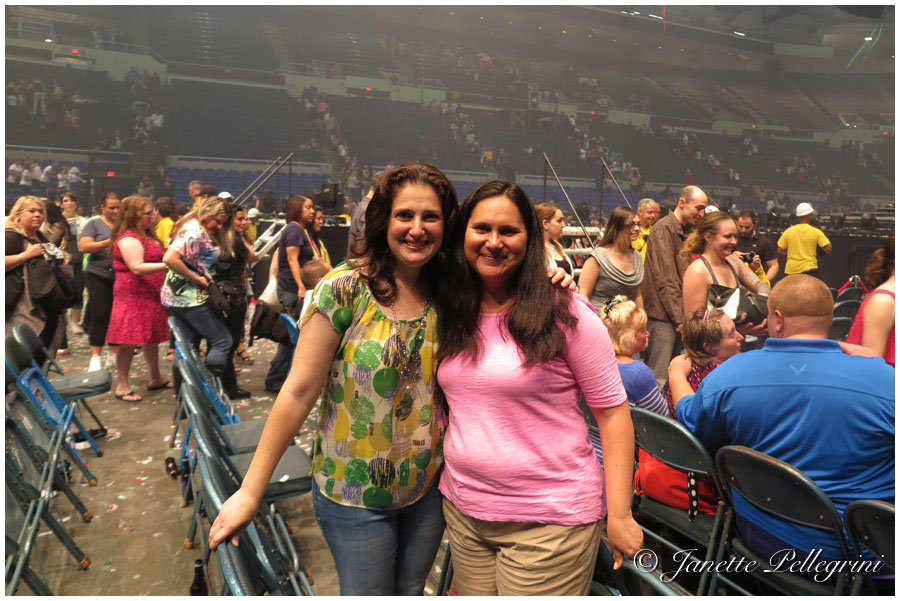 Hanging by our floor seats! 