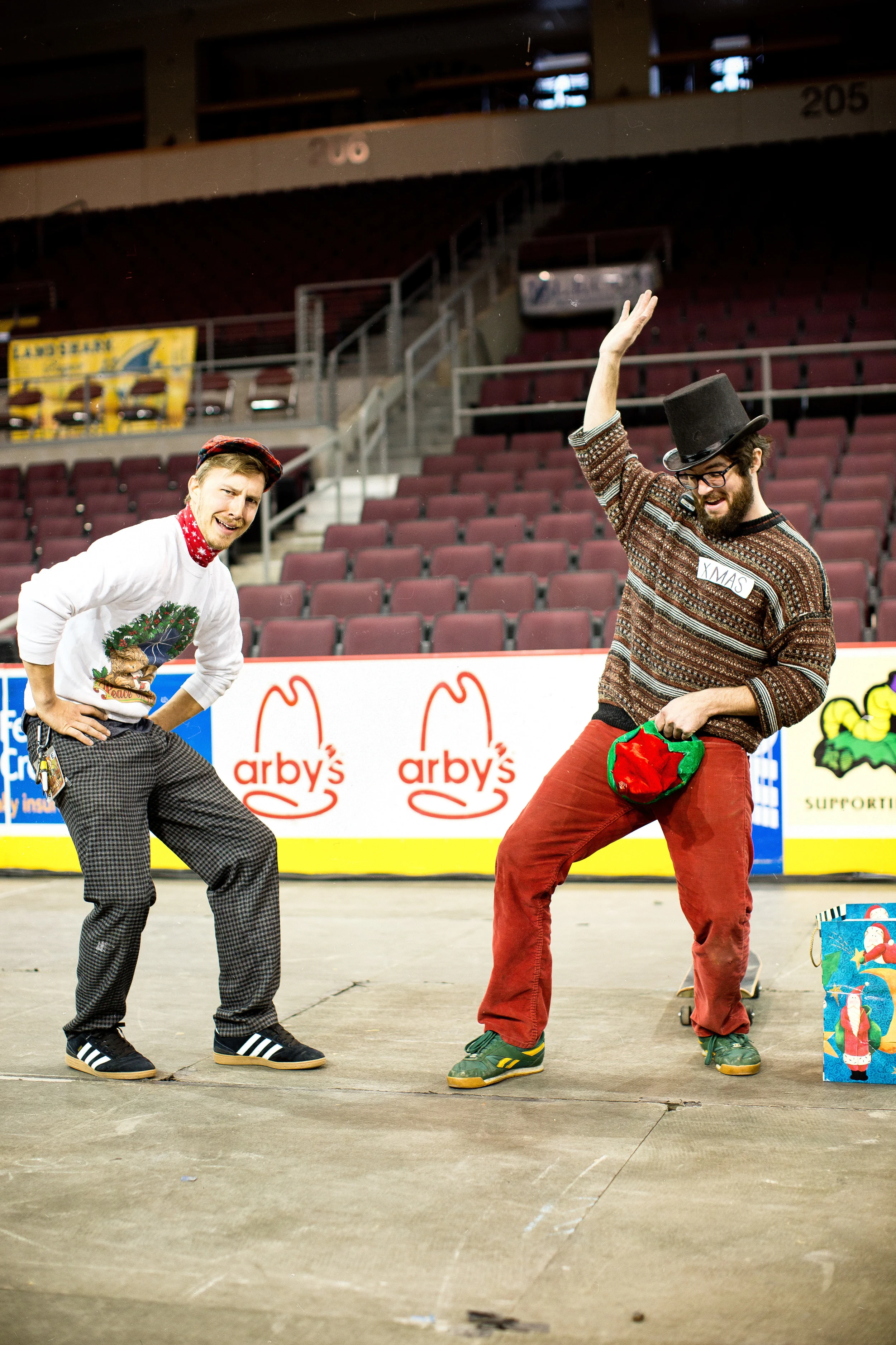 A VERY Crew Christmas Card This crew Christmas card is reluctantly brought you by Arby’s.