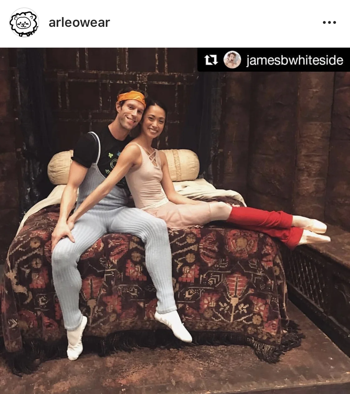 James Whiteside in the Grande Battement Overalls