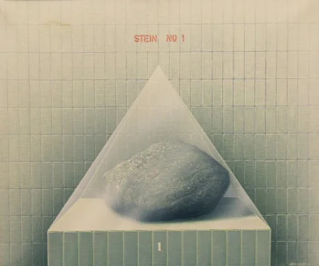 Arnold Dahlslett, Stein no 1, 1978 Akryl Innkjøpt: 1979 63x53 cm