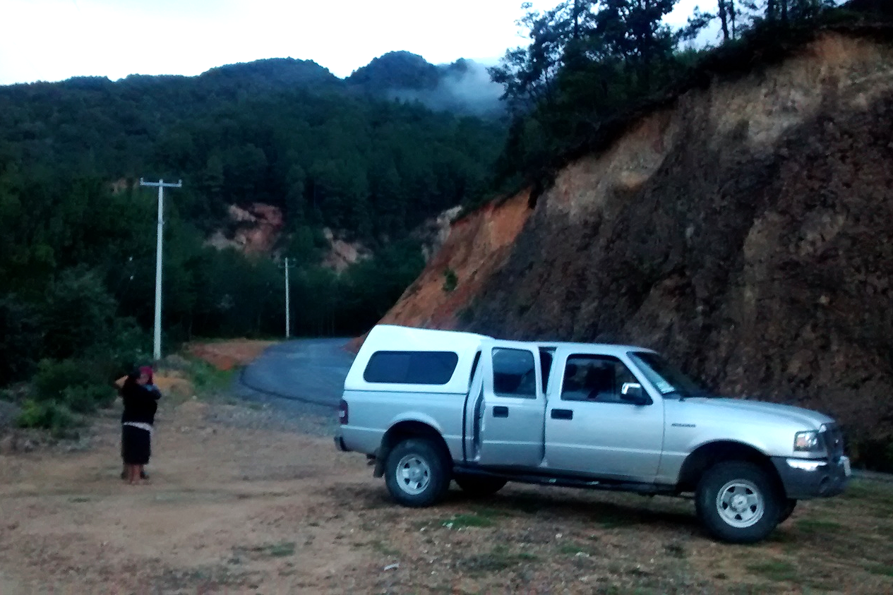 A view of the mountains we traveled through. 