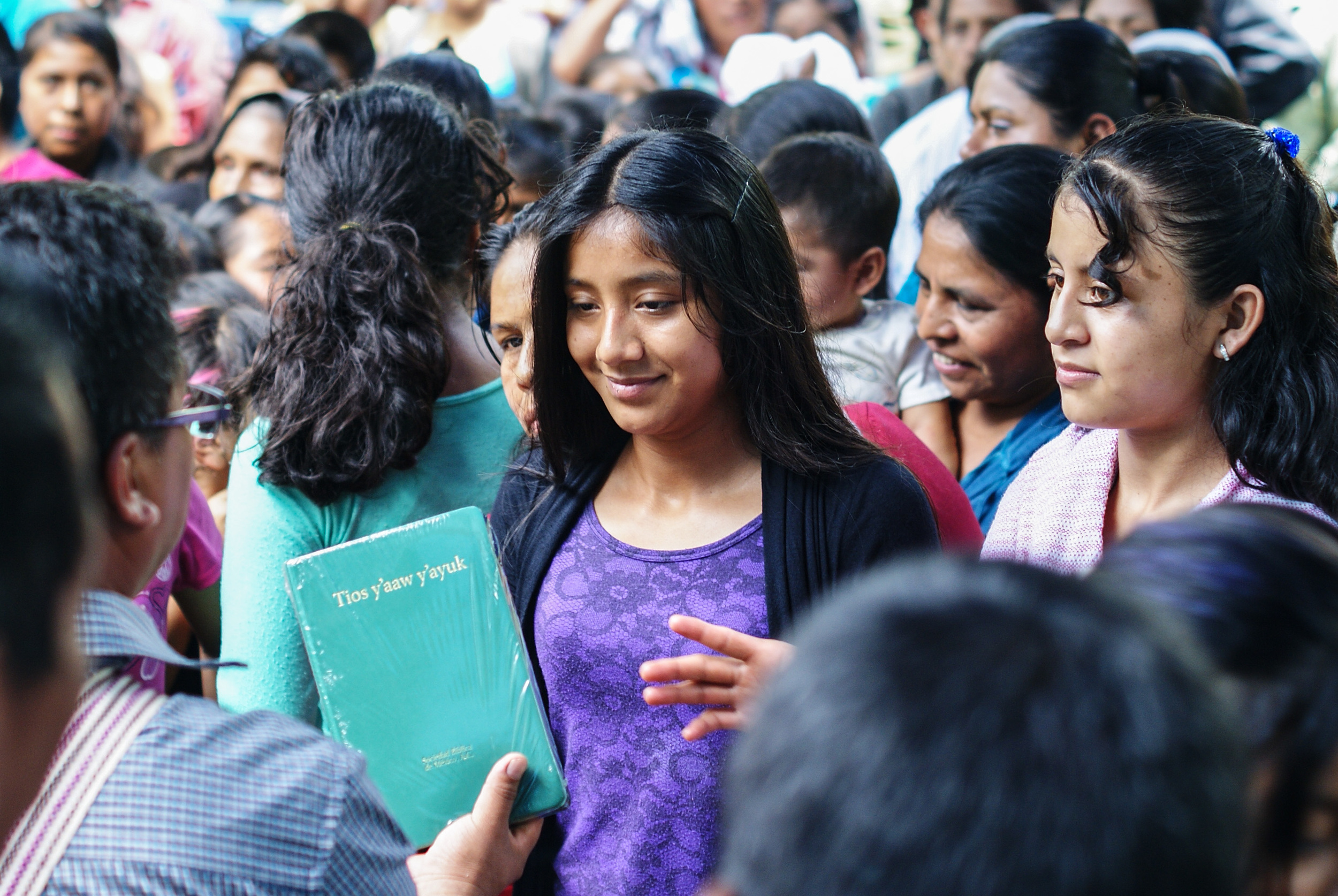 Receiving the Bible for the first time!