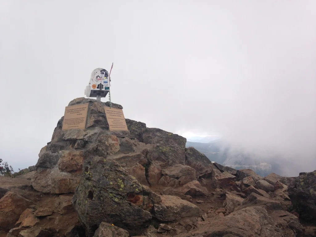 Right and left: Mailbox Peak. Photos: Chelsea Westerlund.