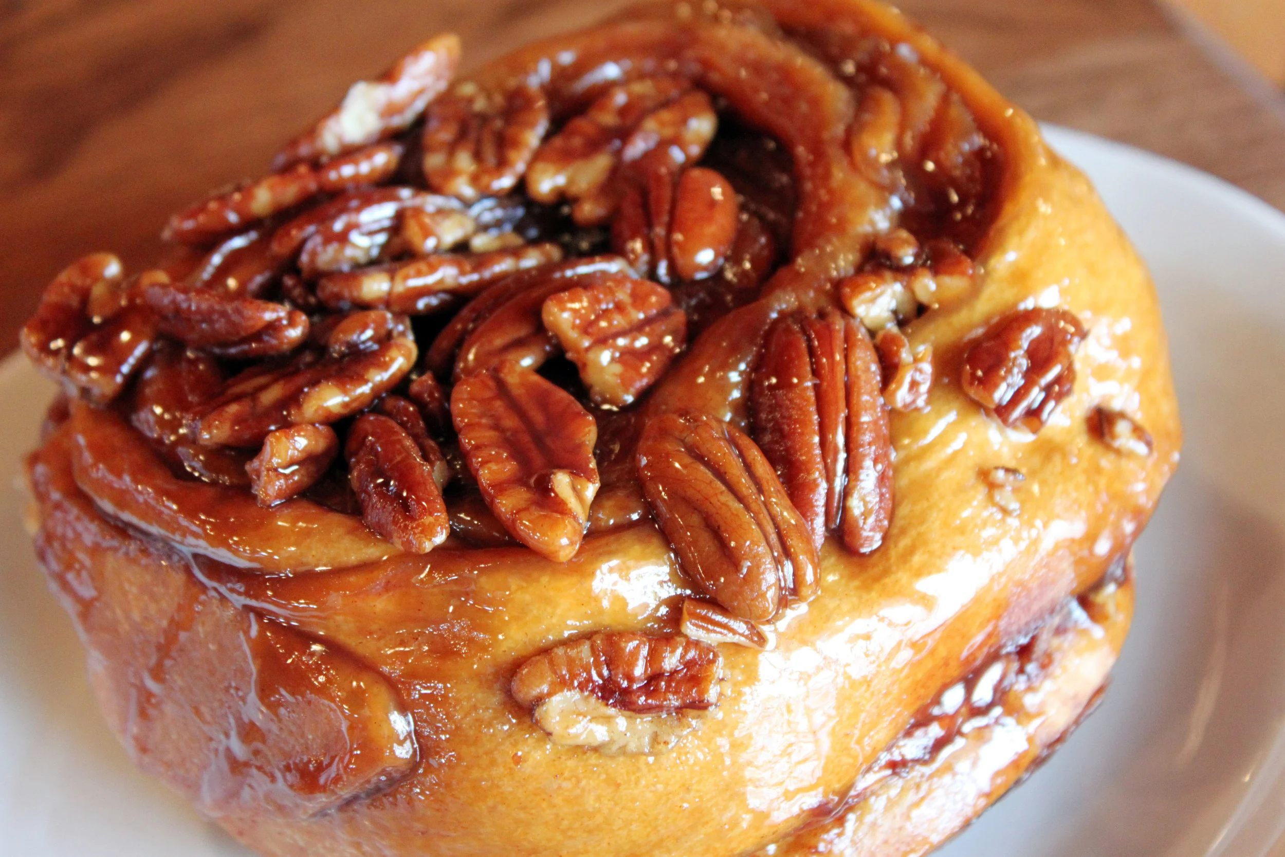 the corner cafe pecan sticky bun.JPG