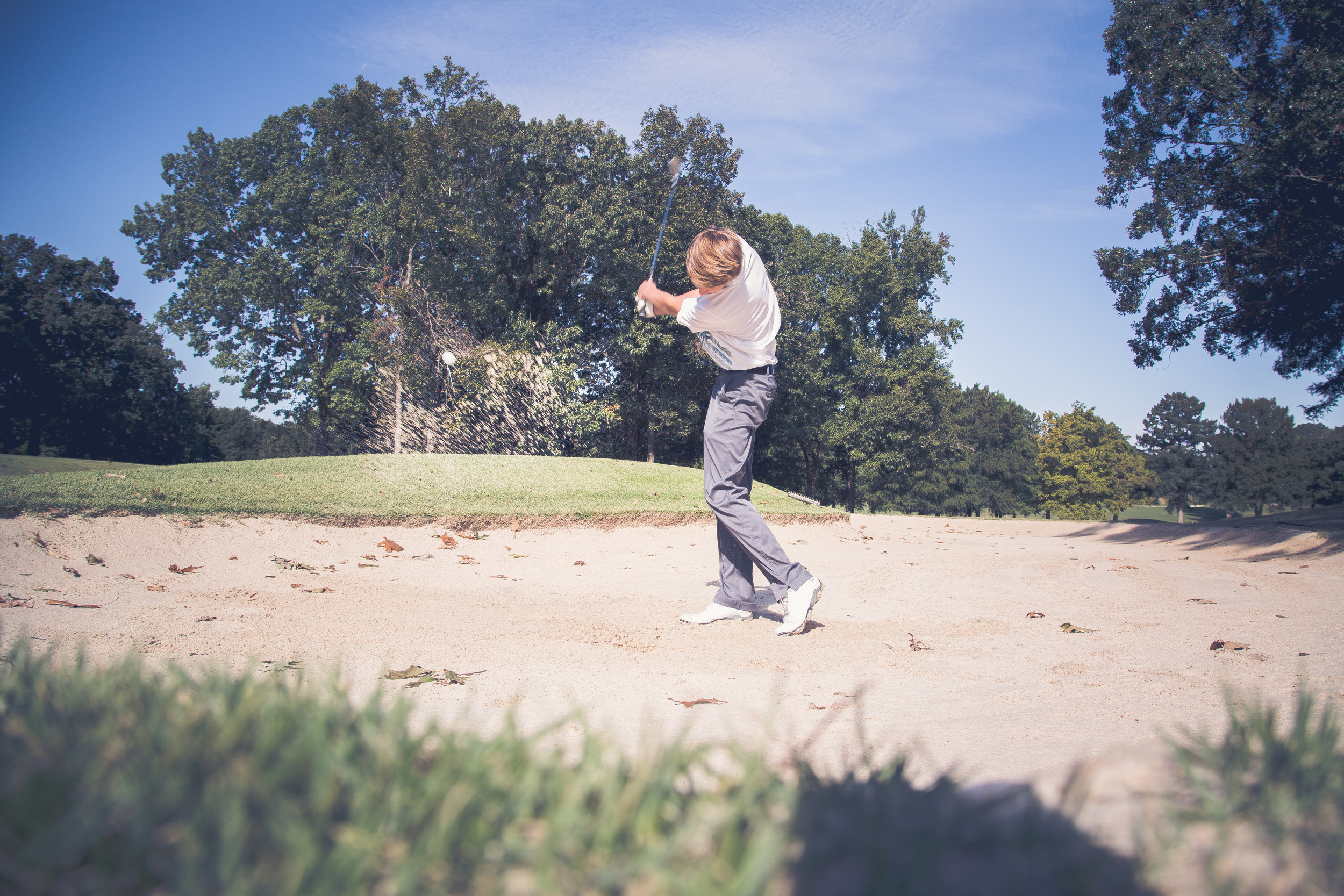 golf senior pictures