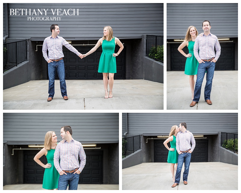 sassy engagement session downtown memphis