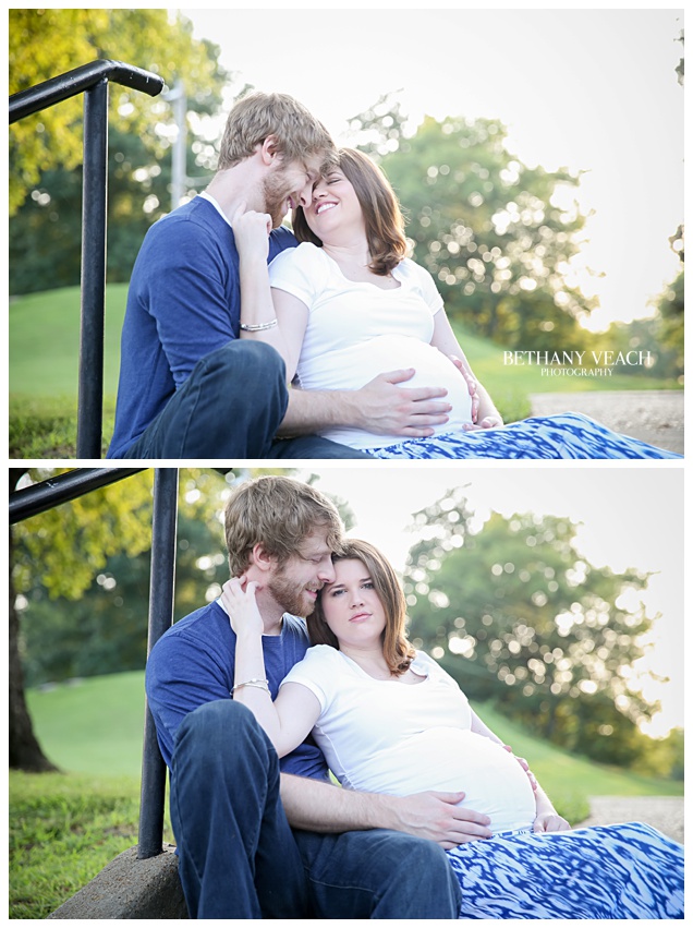 loving maternity session