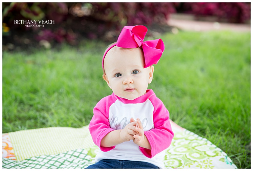 pink bow photography
