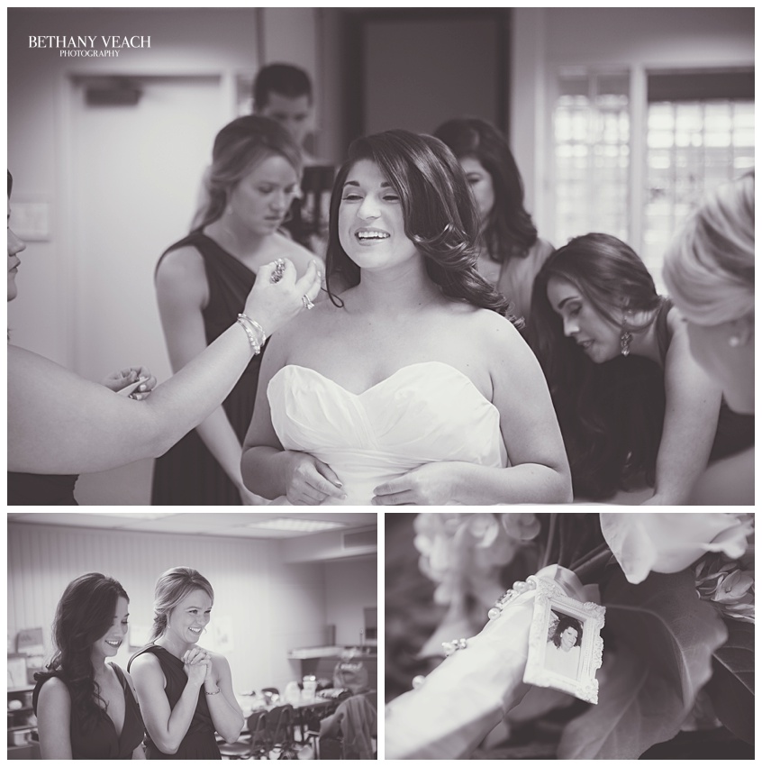 bride getting ready