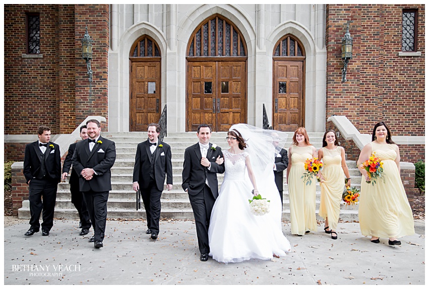 wedding party photography