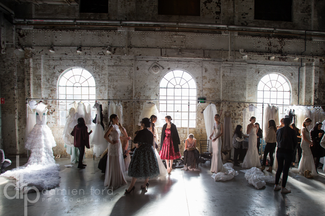 Backstage atmosphere