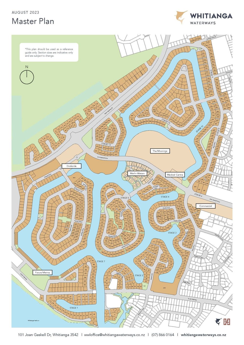 Sections — Whitianga Waterways
