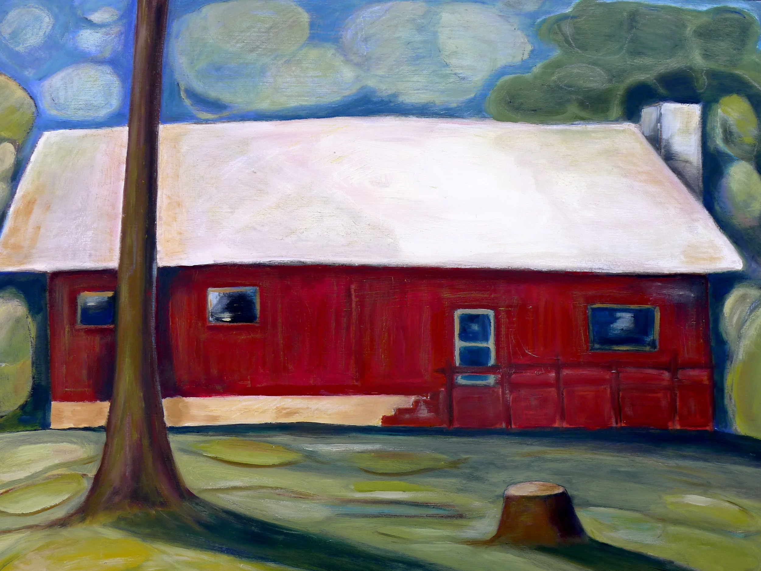  I Lived Here Once oil on panel 24”x 32”