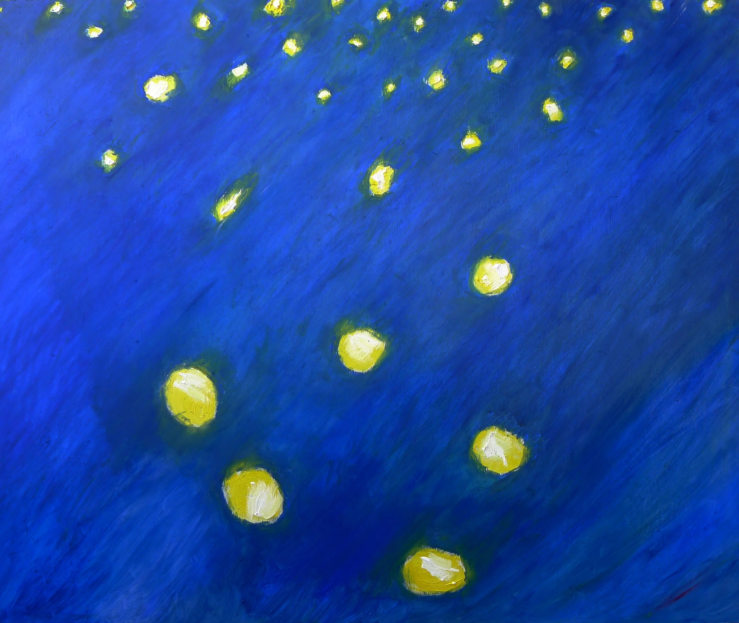Benton Lanterns oil on panel 35”x 47”