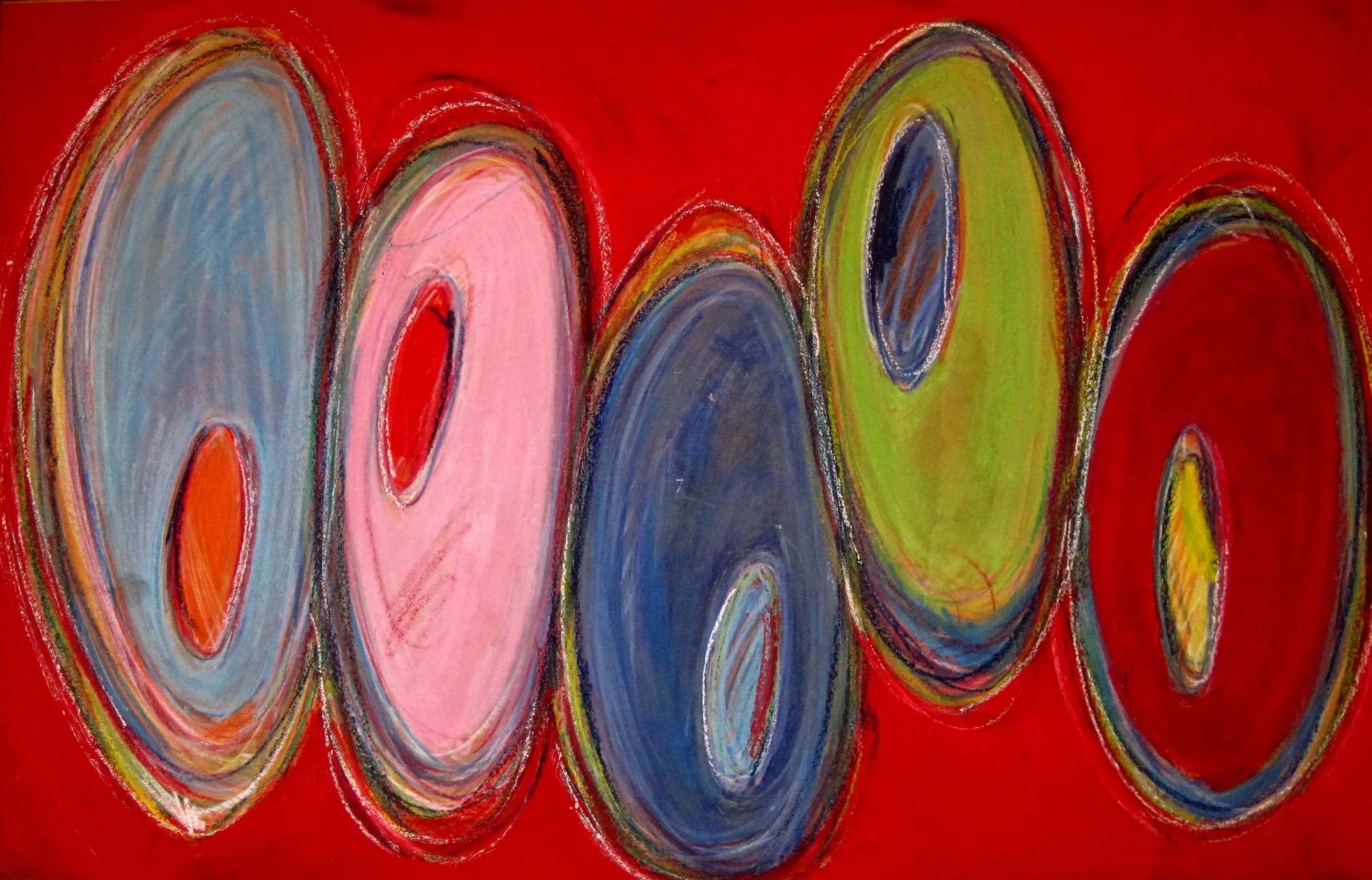 Milonge oil on paper 36"x50"