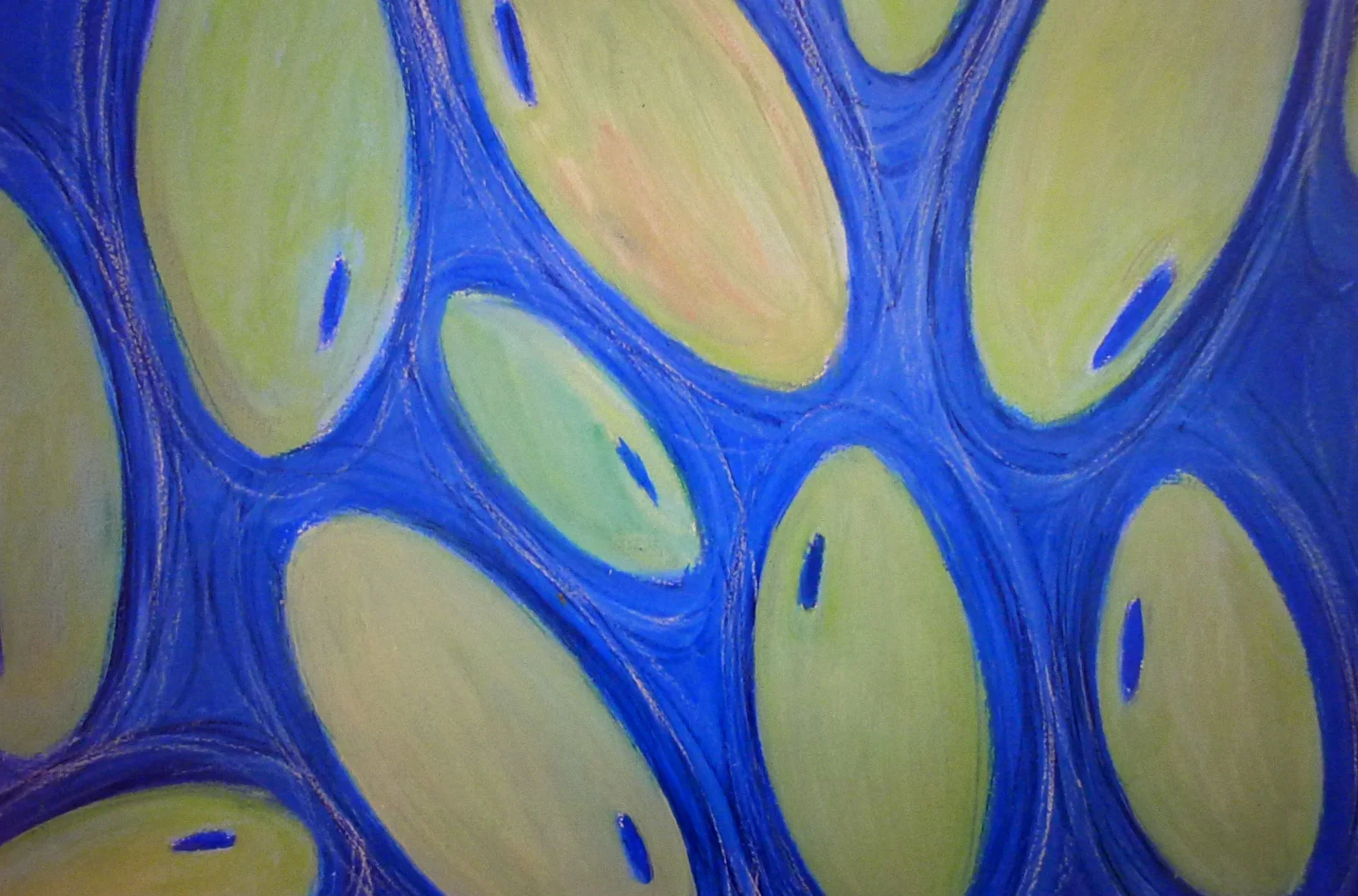 We Float oil on paper 18"x24"