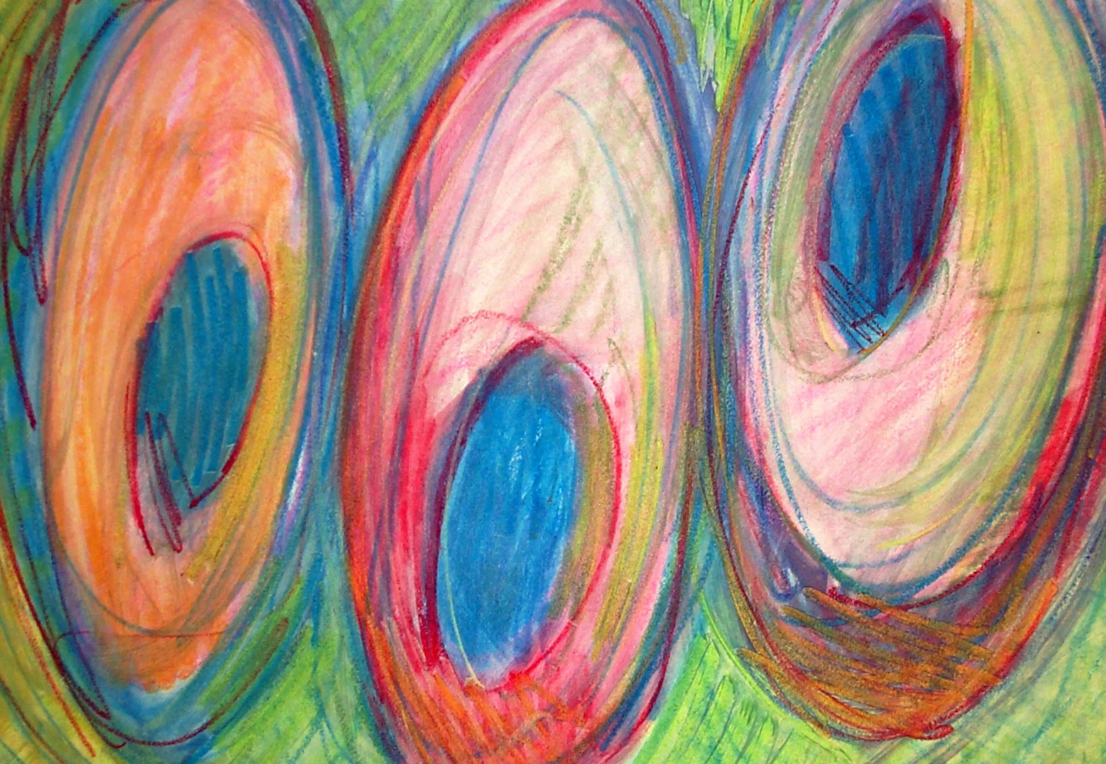 Untitled chalk on paper 18"x24"