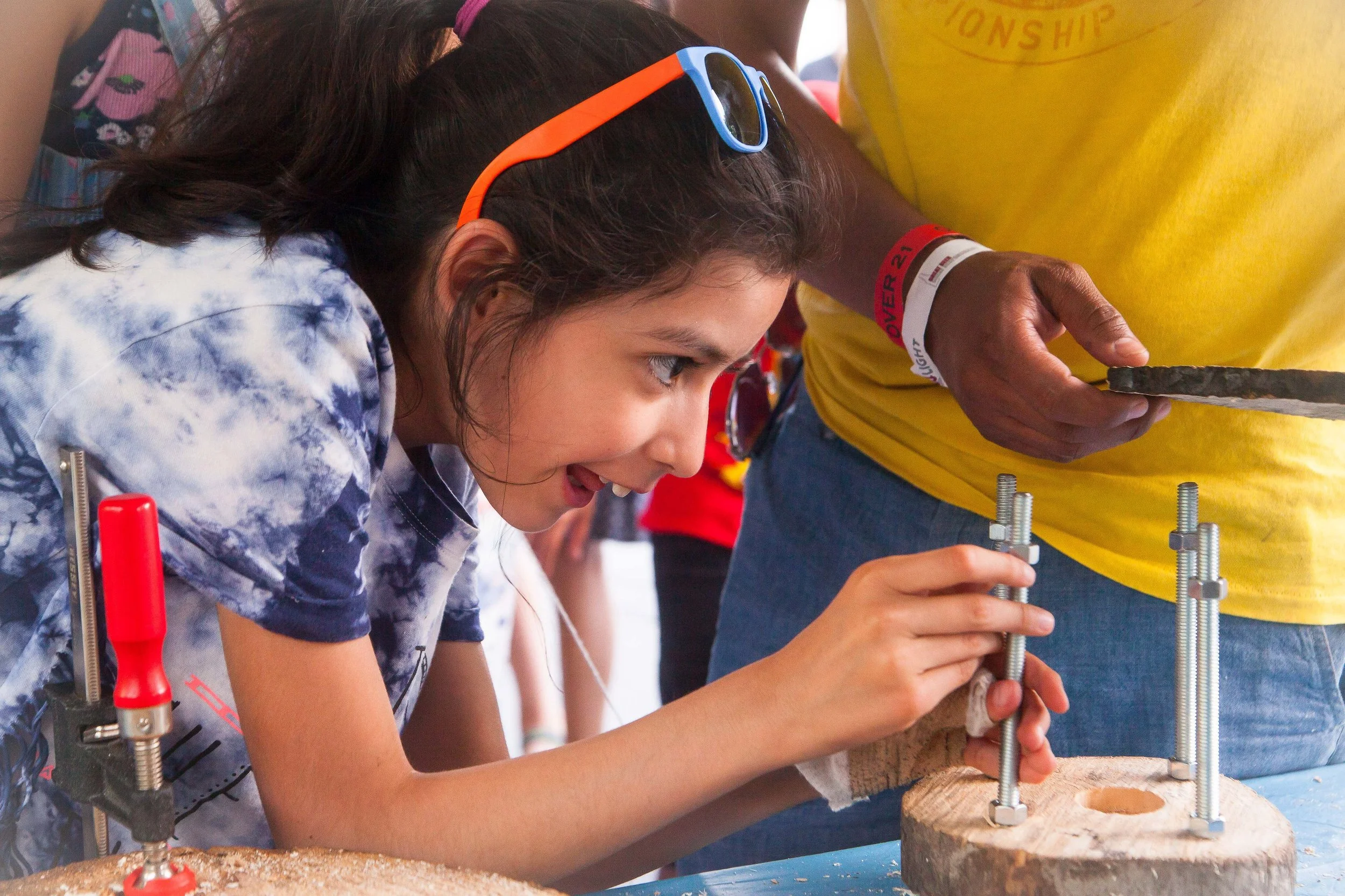 The 606 Block Party Maker Station