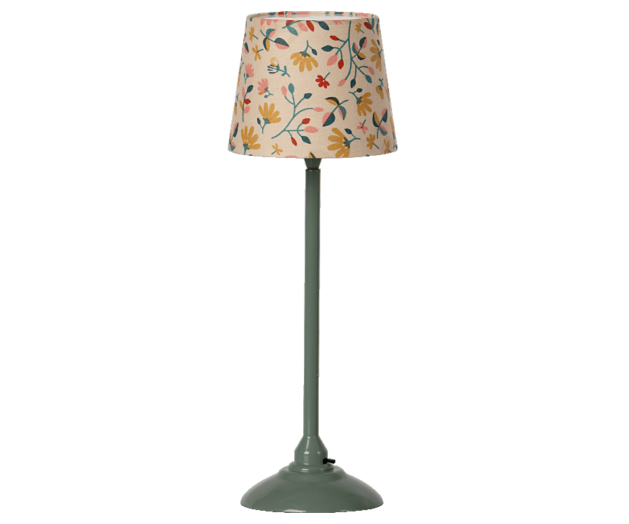 Miniature floor lamp - Dark mint.png