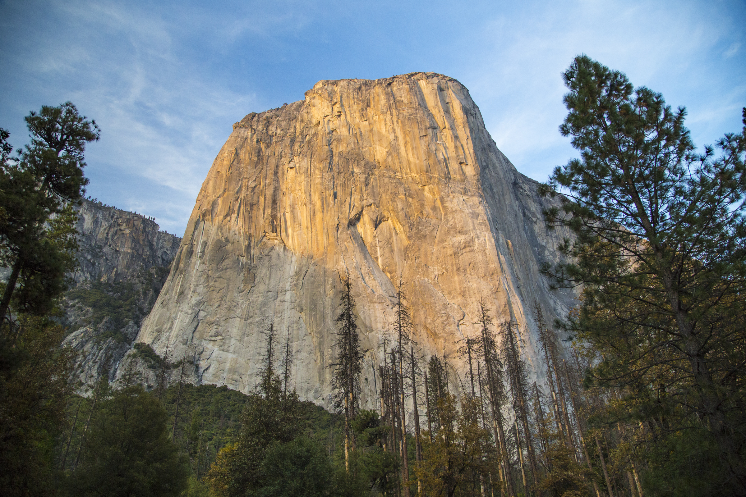  Sunset on El Capitan, Yosemite National  Park, California 