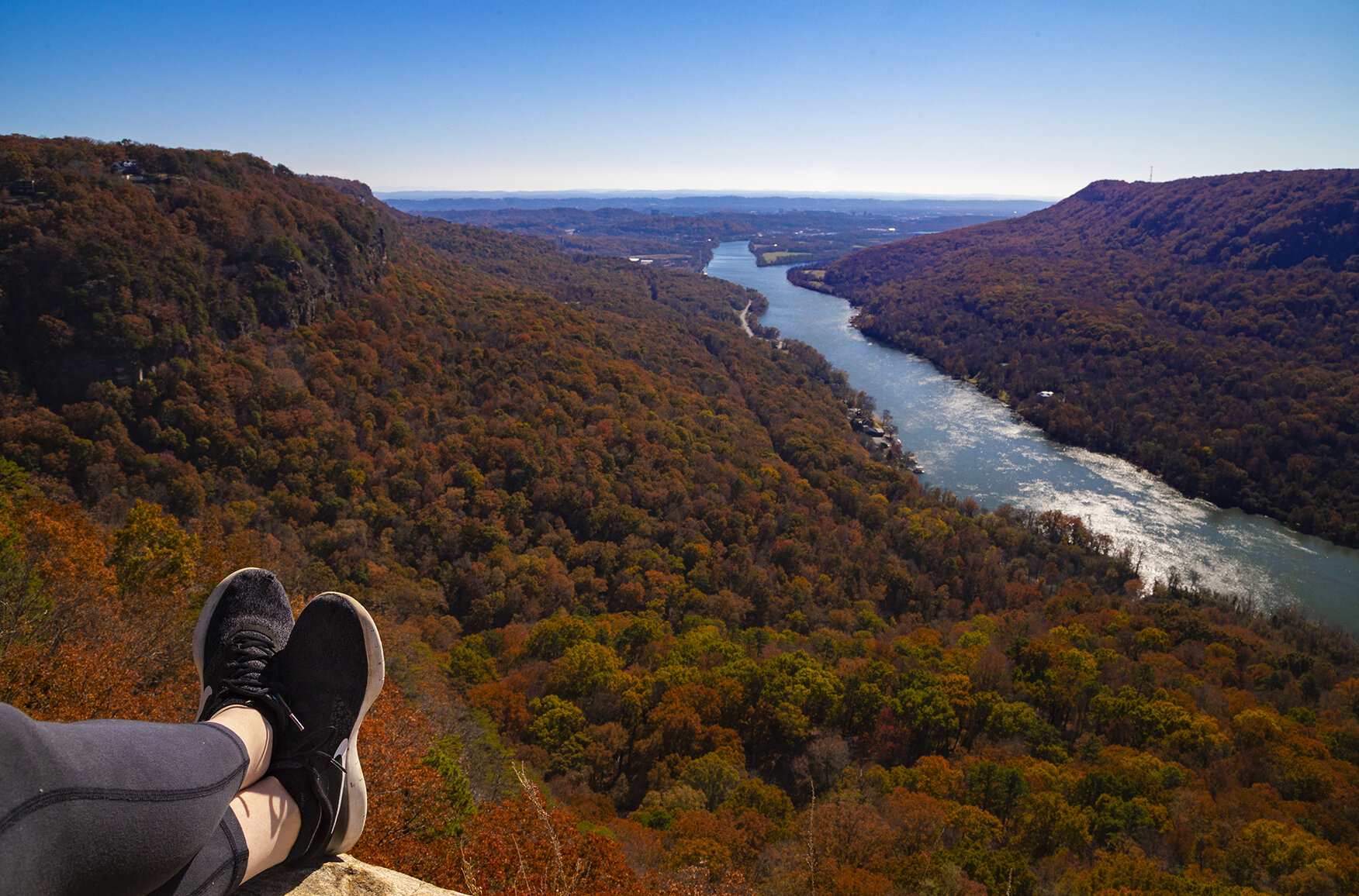  The view on Lookout Mountain, Chattanooga, Tennessee 