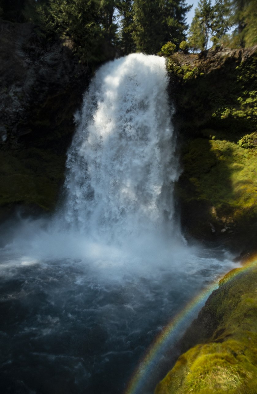  Sahalie Falls, Willamette National Forest, Oregon 