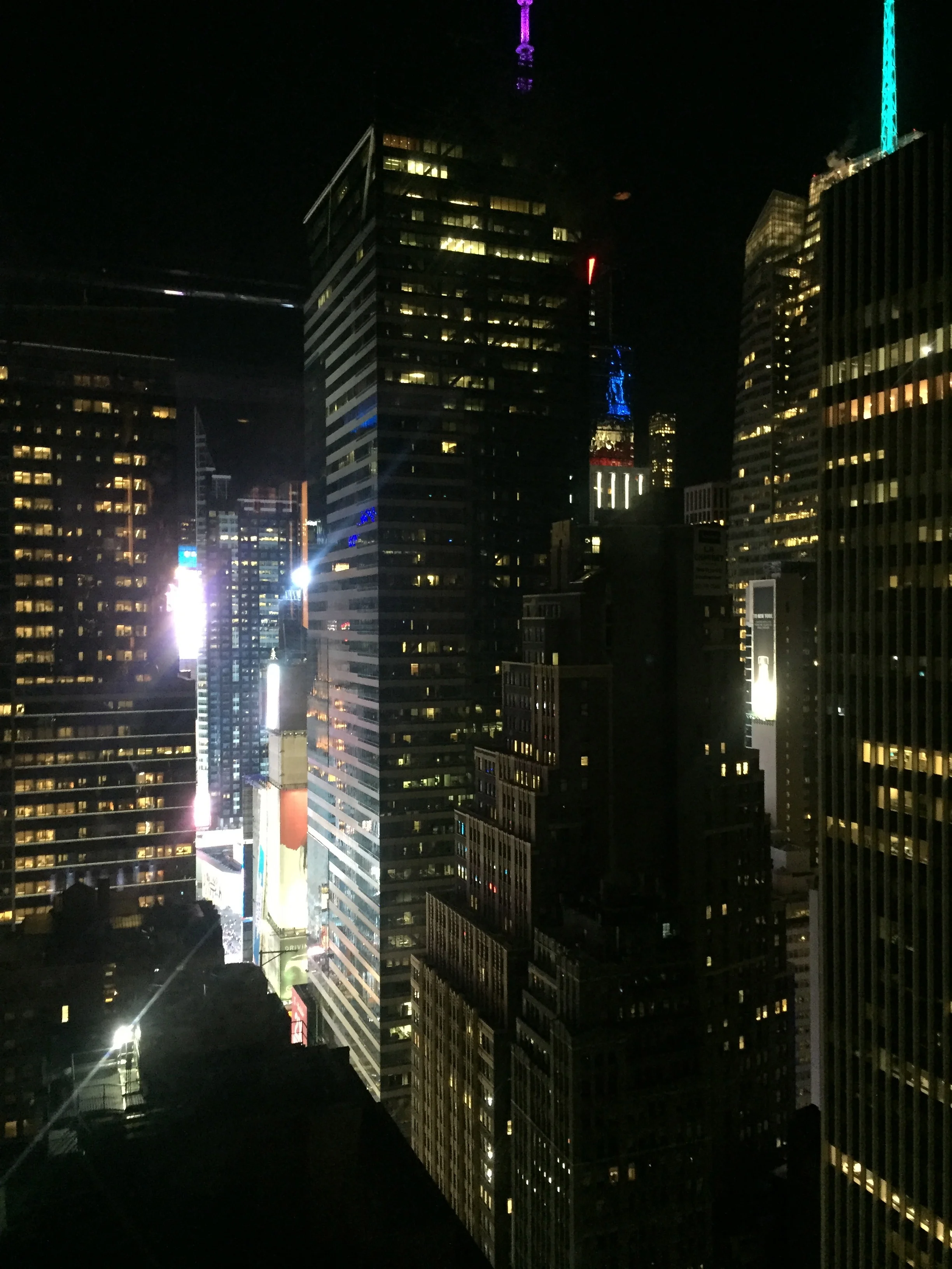  View of the New Year's Ball from the Skylark 