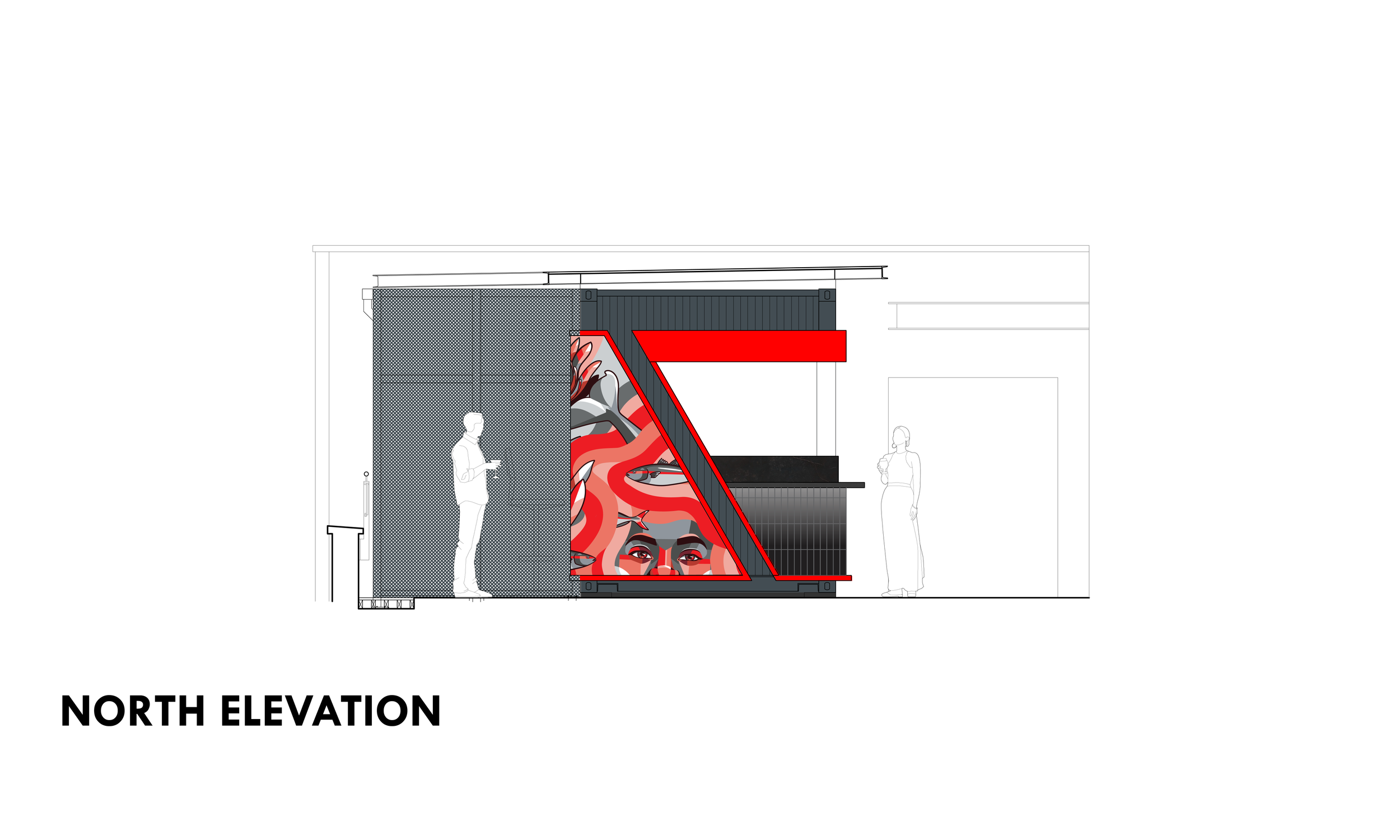 Radisson Red Rooftop Bar - South Elevation.png