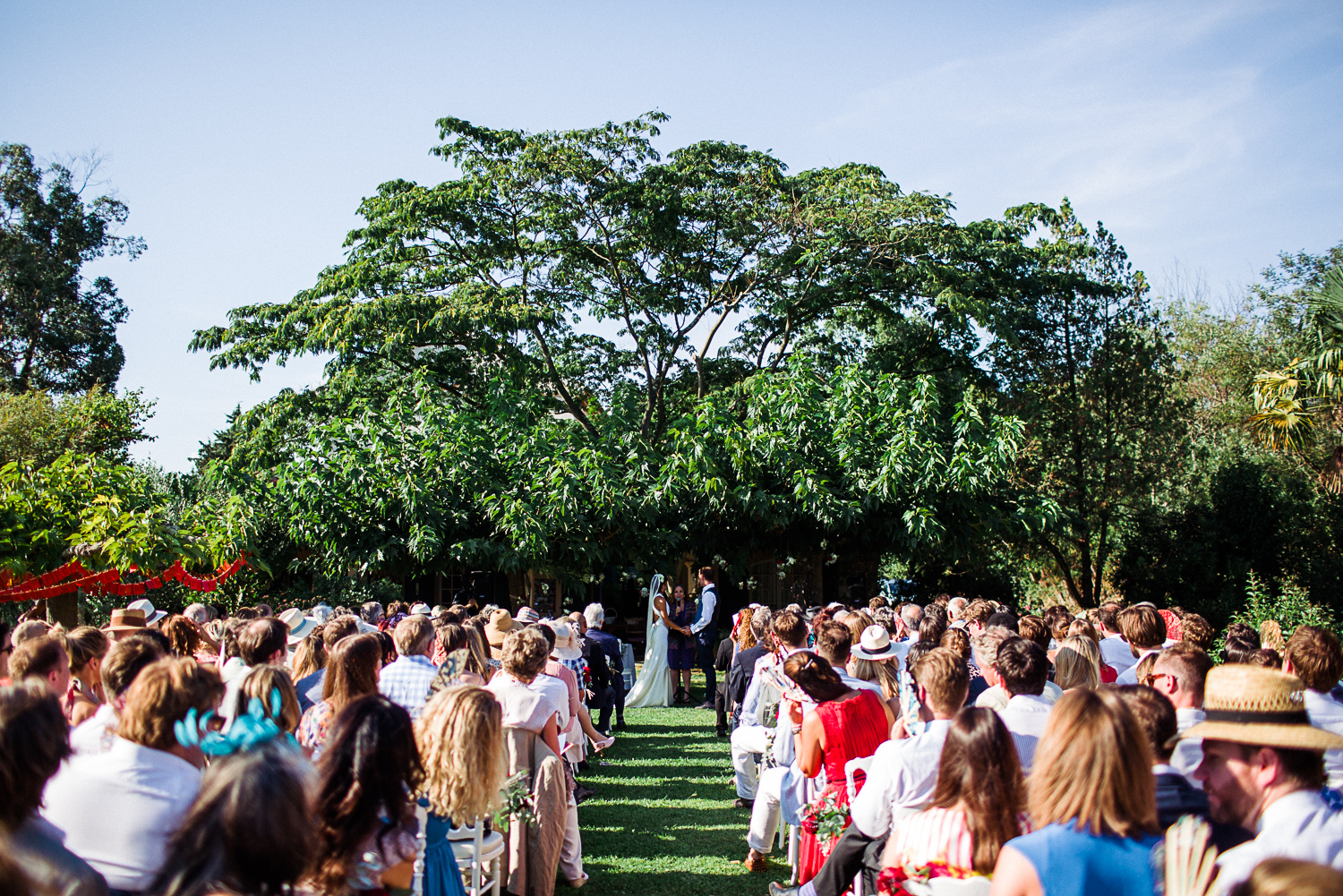 st tropez wedding photographer garden ceremony